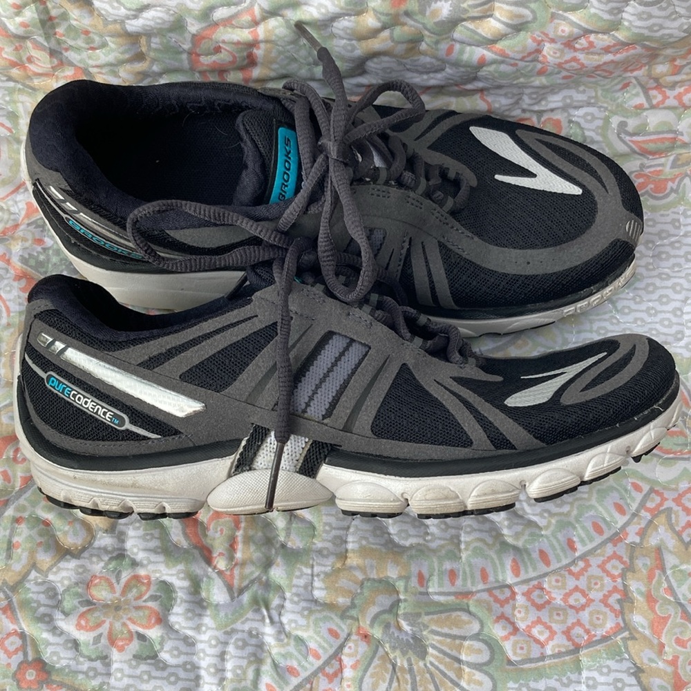 Brooks Pure Cadence Womens 8 Sneaker Shoe Black - Picture 5 of 8